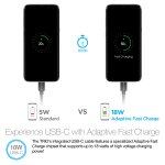 Naztech Corded TRiO USB-C Adaptive Fast Charger