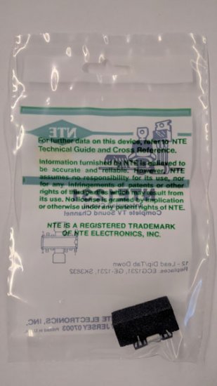 NTE1231 IC, Complete 4 Watt TV Sound Channel, 12-Lead DIP w/Tab