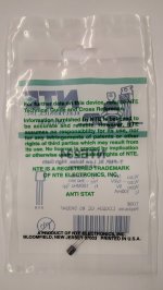 NTE234 T-PNP, Si, LoNoise, Hi Gain, AF Preamp (Compl to NTE2696)