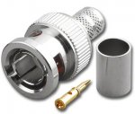 BNC Plug 3-Piece Crimp RG-6/U 75-ohm