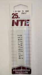 1.2K Ohm 25W Cermet Power Wirewound Resistor 5% Tolerance