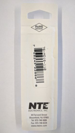 Quick Connect Male Non-Insulated 16-14Awg 0.110" (10Pk)