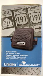Uniden BC7 7 Watt Communication Speaker