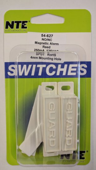 Magnetic Alarm Reed Switch SPDT (NO/NC) 125VAC 0.25A