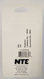 60 Amp Blue Maxi Blade Fuse (APX) 2Pk