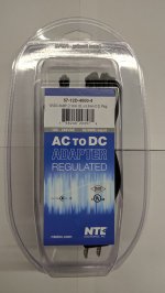 12VDC 4,000mA AC Adapter Regulated 2.1/5.5mm Tip+