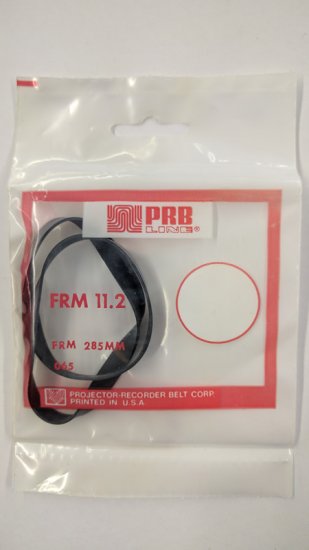 FRM11.2 Flat Rubber Belt 11.2\" IC, .254\" CS, .031\" Wall Thicknes