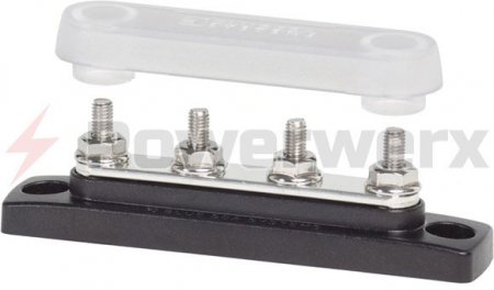 Blue Sea 2315 Common 100A Mini BusBar 4 Gang with Cover