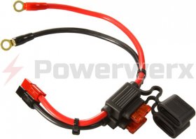 ATC Style Fuse Holder 10 GA with Ring Terminals and Powerpoles
