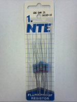 680 Ohm 1 Watt Metal Oxide Film Resistor (10Pk) 2% Tolerance