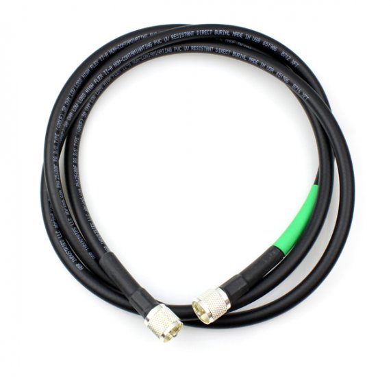 6Ft ABR400-UF Ultra Flex Cable, Silver PL-259 UHF Plug/Plug