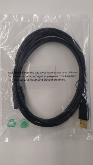 6Ft Black USB 2.0 A Male to A Female Ext. 28/24AWG Cable (Gold)