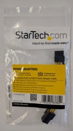 PCI Express 6 pin to 8 pin Power Adapter Cable