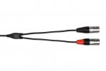 6Ft Pro Stereo Breakout Cable 3.5mm TRS to Dual XLR3M