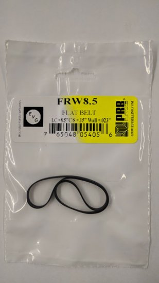 FRW8.5 Flat Rubber Belt 8.5\" IC, .15\" CS, .023\" Wall Thickness