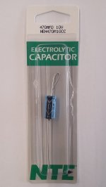 470uf 10V Axial Lead Electrolytic Capacitor