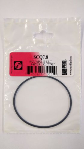 SCQ7.8 Square Belt 7.8" IC, .065" CS, .065" Wall Thickness