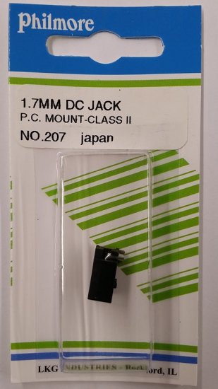 Size B 4.0/1.7mm Coaxial DC Power Jack PC Mount