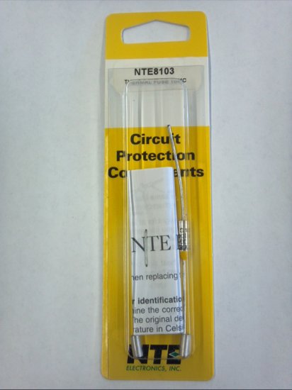 NTE8103 Thermal Fuse 104°C/219°F 15A Axial