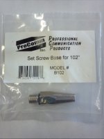 3/8x24 Set Screw Base (0.220" Dia) For 102" Whip