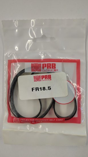 FR18.5 Flat Rubber Belt 18.5\" IC, .315\" CS, .049\" Wall Thickness