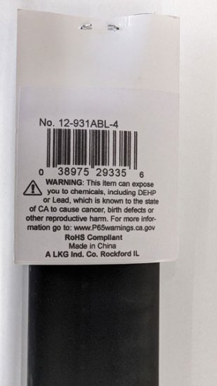 1" Black 48" Dual Wall 3:1 Polyolefin Heat Shrink w/Adhesive