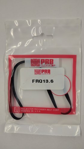 FRQ13.6 Flat Rubber Belt 13.6" IC, .195" CS, .022" WallThickness