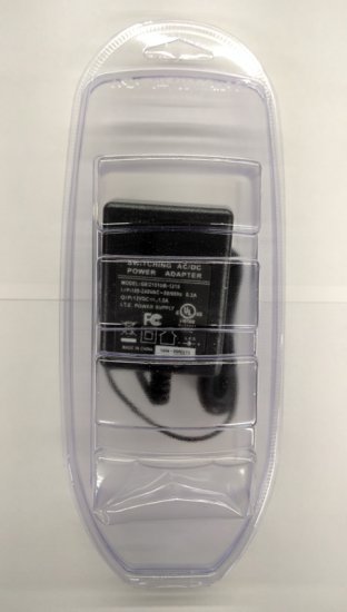 12VDC 1,500mA AC Adapter Regulated 2.1/5.5mm Tip+