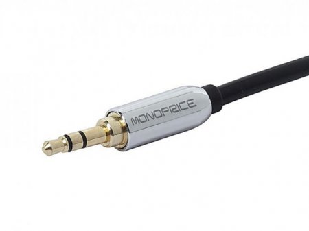 6' Mobile (3.5mm) 1/8" Stereo Plug to 2RCA Plugs Cable (Gold)
