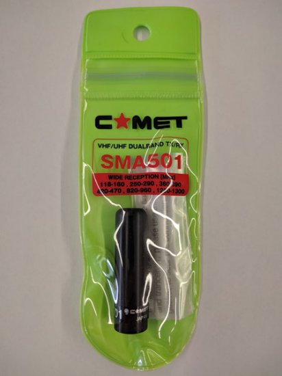 Comet SMA-501 2M/70cm Miracle Baby HT Antenna 1.75" (SMA-M)