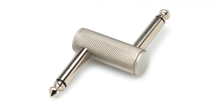 Guitar Pedal Crank, 1/4 in TS to Same, Offset Placement