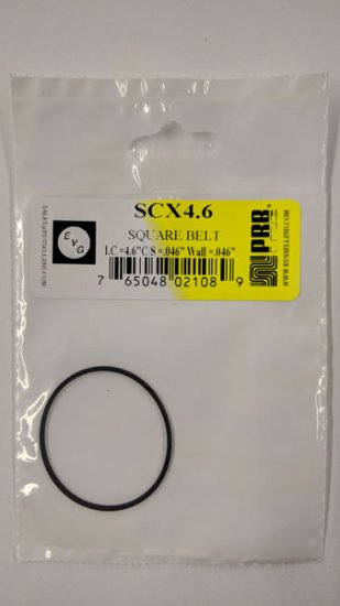 SCX4.6 Square Belt 4.6\" IC, .046\" CS, .046\" Wall Thickness
