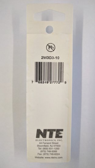 3.3 Ohm 2 Watt Metal Oxide Film Resistor (10Pk) 5% Tolerance