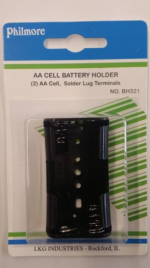 2 "AA" Battery Holder (Solder Lug)