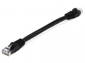 0.5' Cat6 550MHz 24Awg UTP Ethernet Network Cable (Black)