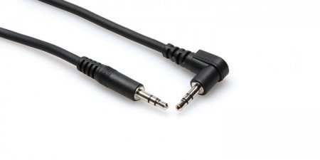 10Ft Stereo Interconnect 3.5mm TRS to 90° 3.5mm TRS