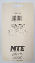 NTE219MCP Matched Complementary Pair of NTE219 and NTE130