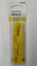 Male Disconnect Fully Insul. Nylon 12-10Awg 0.250" (10Pk)