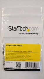 Replacement PC Mounting Screws #6-32 x 1/4in Long Standoff 50Pk