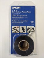 Ancor 341010 Black Repair Tape 1" x 10'