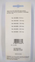 150A ANL Fuse With Gold Contacts