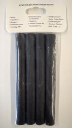 1/2" Black Heat Shrink Tubing 3:1 Ratio