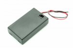 3 "AAA" Enclosed Battery Holder w/ On-Off Switch (6" Leads)
