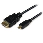 6 ft High Speed HDMI Cable with Ethernet HDMI to HDMI Micro M/M