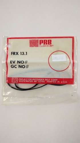 FRX13.1 Flat Rubber Belt 13.1" IC, .14" CS, .031" Wall Thickness