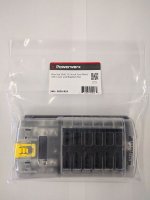 Blue Sea 5026 12 Circuit Fuse Block with Cover and Negative Bus