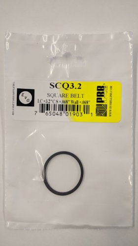 SCQ3.2 Square Belt 3.2" IC, .068" CS, .068" Wall Thickness