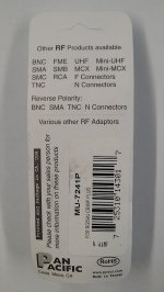 Mini-UHF Plug 3-Piece Crimp-On RG-59/U