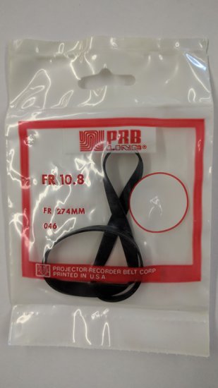 FR10.8 Flat Rubber Belt 10.8\" IC, .238\" CS, .038\" Wall Thickness