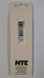 1,800pf/1.8nf/0.0018uf 1000V Ceramic Disc Capacitor (2Pk)